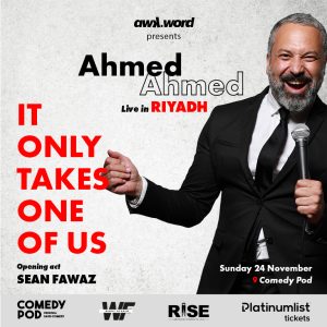 Ahmed Ahmed Live - Stand up Comedy Show Comedy Events